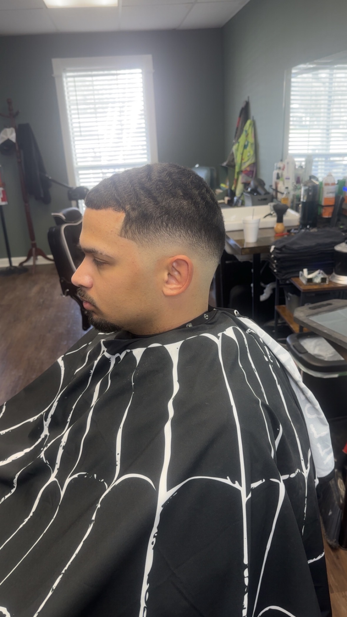 Clean taper fade